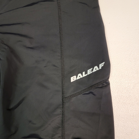 Baleaf Cycling Shorts Adult Extra Large Black Padded Nylon Spandex Blend - Picture 3 of 7